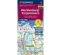 Kompass Großraum Fahrradkarte 3702 Mecklenburg-Vorpommern 1:125.000