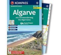 KOMPASS – Guide de randonnée Algarve – Via Algarviana, 64 étapes, carte extra & GPS (appli KOMPASS)