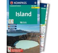 KOMPASS – Guide de randonnée Islande – 70 itinéraires, carte + données GPS (appli KOMPASS)