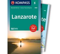 KOMPASS Wanderführer Lanzarote, 50 Touren mit Extra-Tourenkarte: GPSDaten zum Download