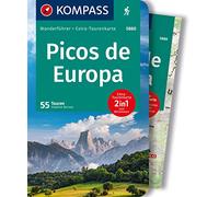 KOMPASS Wanderführer Picos de Europa, 55 Touren mit Extra-Tourenkarte: GPS-Daten zum Download
