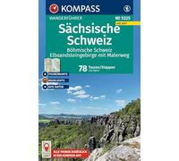 KOMPASS – Guide randonnée Suisse saxonne & bohémienne, Malerweg – 78 itinéraires, carte & GPS