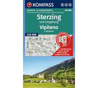 KOMPASS Wanderkarte 058 Sterzing und Umgebung / Vipiteno e dintorni 1:25.000: Wander- und Fahrradkarte in einem - inklusive Offline-Verwendung in der KOMPASS-App. Wander-& Radwege. Skitouren.