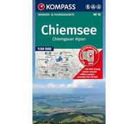 KOMPASS Wanderkarte 10 Chiemsee, Chiemgauer Alpen 1:50.000: Wander- und Fahrradkarte in einem - inklusive Offline-Verwendung in der KOMPASS-App. Wander-& Radwege. Langlaufen.