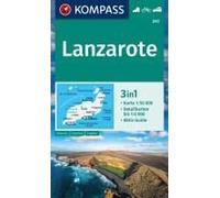 Kompass Wanderkarte 241 Lanzarote 1:50.000
