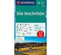KOMPASS Wanderkarte 462 Die Hochrhön 1:25.000: 3in1 Wanderkarte, mit Aktiv Guide inklusive Karte zur offline Verwendung in der KOMPASS-App. Fahrradfahren.