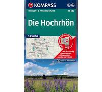 KOMPASS Wanderkarte 462 Die Hochrhön 1:25.000: Wander- und Fahrradkarte in einem - inklusive Offline-Verwendung in der KOMPASS-App. Wander-& Radwege.