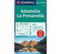 KOMPASS Wanderkarte 71 Adamello, La Presanella 1:50.000: 4in1 Wanderkarte mit Aktiv Guide und Detailkarten inklusive Karte zur offline Verwendung in der KOMPASS-App. Fahrradfahren. Skitouren. Reiten.