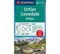 Kompass Wanderkarte 72 Ortler/Ortles, Cevedale 1:50.000