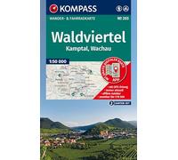 KOMPASS Wanderkarten-Set 203 Waldviertel, Kamptal, Wachau (2 Karten) 1:50.000: inklusive Karte zur offline Verwendung in der KOMPASS-App. Fahrradfahren.