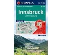 Kompass Wanderkarten-Set 290 Innsbruck Und Umgebung (2 Karten) 1:50.000