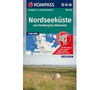 KOMPASS Wanderkarten-Set 723 Nordseeküste von Hamburg bis Dänemark (2 Karten) 1:50.000: inklusive Karte zur offline Verwendung in der KOMPASS-App. Fahrradfahren.