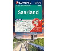 KOMPASS Wanderkarten-Set 825 Saarland (2 Karten) 1:50.000: inklusive Karte zur offline Verwendung in der KOMPASS-App. Fahrradfahren. Reiten.