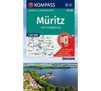 Kompass Wanderkarten-Set 855 Müritz Und Umgebung (2 Karten) 1:50.000
