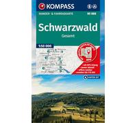 KOMPASS Wanderkarten-Set 888 Schwarzwald Gesamt (4 Karten) 1:50.000: inklusive Karte zur offline Verwendung in der KOMPASS-App. Fahrradfahren.