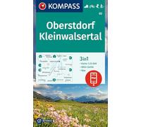 Kompass WK03 Oberstdorf, Kleinwalsertal: wandelkaart 1:25.000