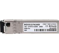 Kompatibler Alcatel Nokia SFP-10G-BX-U BlueOptics BO55J27620D SFP+ Bidi Transceiver, LC-Simplex, 10GBASE-BX-U, Singlemode Fiber, TX1270nm/RX1330nm, 20KM, DDM, 0°C/+70°C (SFP-10G-BX-U-20-AN-BO)