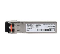 Kompatibler Extreme Networks 10G-SFP-ER BlueOptics BO35J15640D SFP+ Transceiver, LC-Duplex, 10GBASE-ER, Singlemode Fiber, 1550nm, 40KM, 0°C/+70°C (10G-SFP-ER-BO)