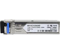 Kompatibler QNAP SFP-BXU35-20KM BlueOptics BO15C3155620D SFP Transceiver, LC-Simplex, 1000BASE-BX-U, Singlemode Fiber, TX1310nm/RX1550nm, 20KM, DDM, 0°C/+70°C (SFP-BXU35-20KM-QN-BO)