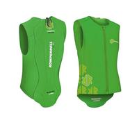 Komperdell Air Vest Junior EN 1621-2 Gilet de protection dorsale pour enfants, pour ski, snowboard et équitation, vert, 104 (XXS))