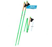 Komperdell - Carbon Cloud FXP Team Vario - Bâtons de trail - 115-135 cm - green