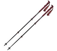 Komperdell Bâtons de marche Carbon Pro Zero Compact Noir/Rouge TU