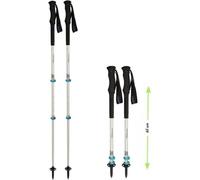 Komperdell Explorer Contour Powerlock bâtons télescopiques bâtons de trekking bâtons de randonnée - Taille : 65-140cm