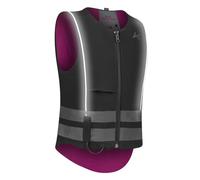 Komperdell - Gilet de protection Ballistic High Visibility Junior pour équitation - Couleur : rose/noir - Tailles : 116-152 (152)