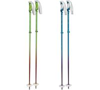 Komperdell Powder Pro Vario Ski Poles Bâtons de ski réglables de 105 à 135 - couleur : green