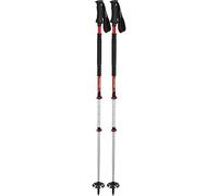 Komperdell Thermo Ascent Ti 3 bâtons de Ski, Rouge