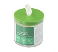 Komshine Lot de 100 lingettes de nettoyage en fibre optique non tissées, nettoyage efficace pour fibre nue, haute absorption, plus de 600 utilisations (A)