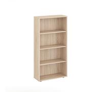 Komto Bibliothèque Étagère Rangement - Meuble Chêne Sonoma Colonne à 4 Niveaux pour Livres, Bibliothèque pour Salon, Chambre ou Bureau | Lumo 60 x 120 x 24 cm (L x H x P)