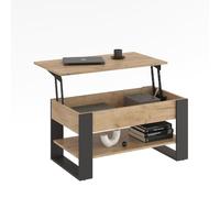 Komto Table Basse Relevable avec Rangement