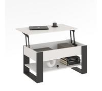 Komto Table Basse Relevable avec Rangement