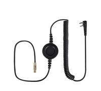 Komunica NC-PRO-CAB-M Câble à déconnexion rapide avec grand bouton PTT sur le câble et connecteur de type 2 broches pour Motorola.