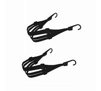 KOMUNJ Lot de 2 tendeurs à Bagages, Sangles de Serrage pour vélo, expanseur avec Crochet, Sangles de 60 à 110 cm, Crochets pour Porte-Bagages