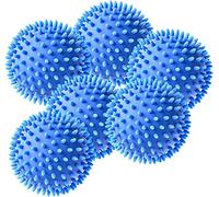 KOMUNJ Lot de 6 balles bleues pour sèche-linge - Pour machine à laver plus moelleuse - Pour machine à laver