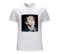 KOMYLA Patrick Bruel Tour 2020 Men's Round Neck T-Shirt White M