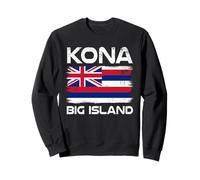 Kona Big Island Drapeau Hawaï Sweatshirt