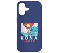 Kona Hawaii Vintage Surfer Retro Vibe 80's Surf Vibe Graphic Coque pour iPhone 17