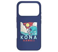 Kona Hawaii Vintage Surfer Retro Vibe 80's Surf Vibe Graphic Coque pour iPhone 17 Pro