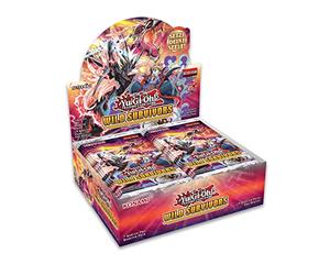 Konami YU-Gi-Oh! TCG Lot de 24 boosters de présentation Wild Survivors