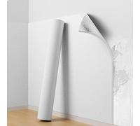 Koncey Isolant Thermique Revetement Mural, Papier Peint Autocollant, Imperméable/Anti-Froid, 6 MM Rouleau Isolant Thermique, Coussin Mural pour Murs Décoratifs(Blanc,50 x 500 CM)