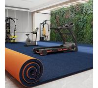 Koncey Moquette Acoustique pour Gym, Carpet Isolant Phonique, Moquette Rouleau, Tapis d'absorption des Vibrations pour Salon, Chambre, Studio, DIY Découpable, Antidérapant(Bleu,100 x 160 CM)
