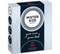 Mister Size – Préservatifs Passion & Love Pure Feel 60 mm Taille XL 3 pièces