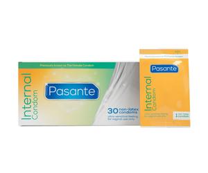 Kondom Pasante Internal Condom latexfrei 30 St. 17,8 x 8,1 cm