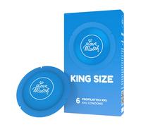 Love Match King Size - 6 préservatifs extra grands, 60mm largeur, en Italie