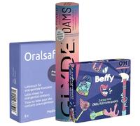 Kondomotheke® Sélection de Digues Dentaires: Oral Dams Starterpack - 3x Digues Dentaires (Beffy, Glyde, Oral Safe)