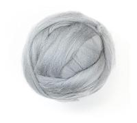 Kondoos Laine naturelle colorée de 226,8 g. La meilleure laine pour feutrage à l'aiguille, feutrage humide, artisanat et filage (argenté)