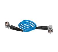 KONDOR BLUE | Câble BNC à angle droit 12G SDI de 45,7 cm | Transmission vidéo 4K 60p Ultra HD | Câble durable pour appareils photo, moniteurs et émetteurs sans fil | Bleu